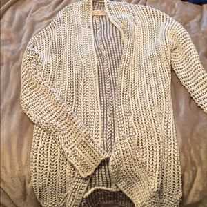 chunky knit cardigan